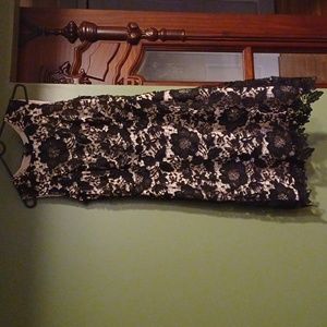 NY&Company Black Lace Dress